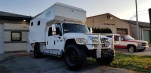 White expedition truck after professional vehicle detailing
