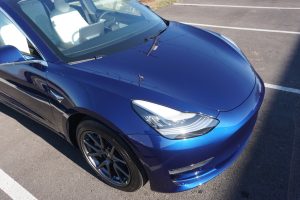 Tesla auto detailing