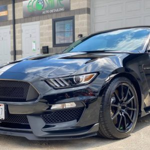 Black Mustang GT ceramic coated