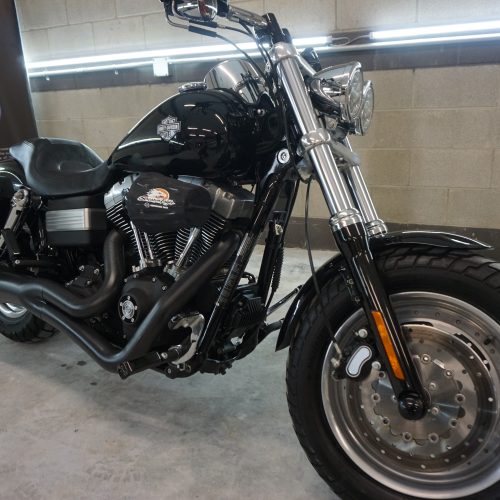 Detailing Black Motorcycle