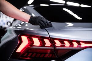 ceramic protective coating on car
