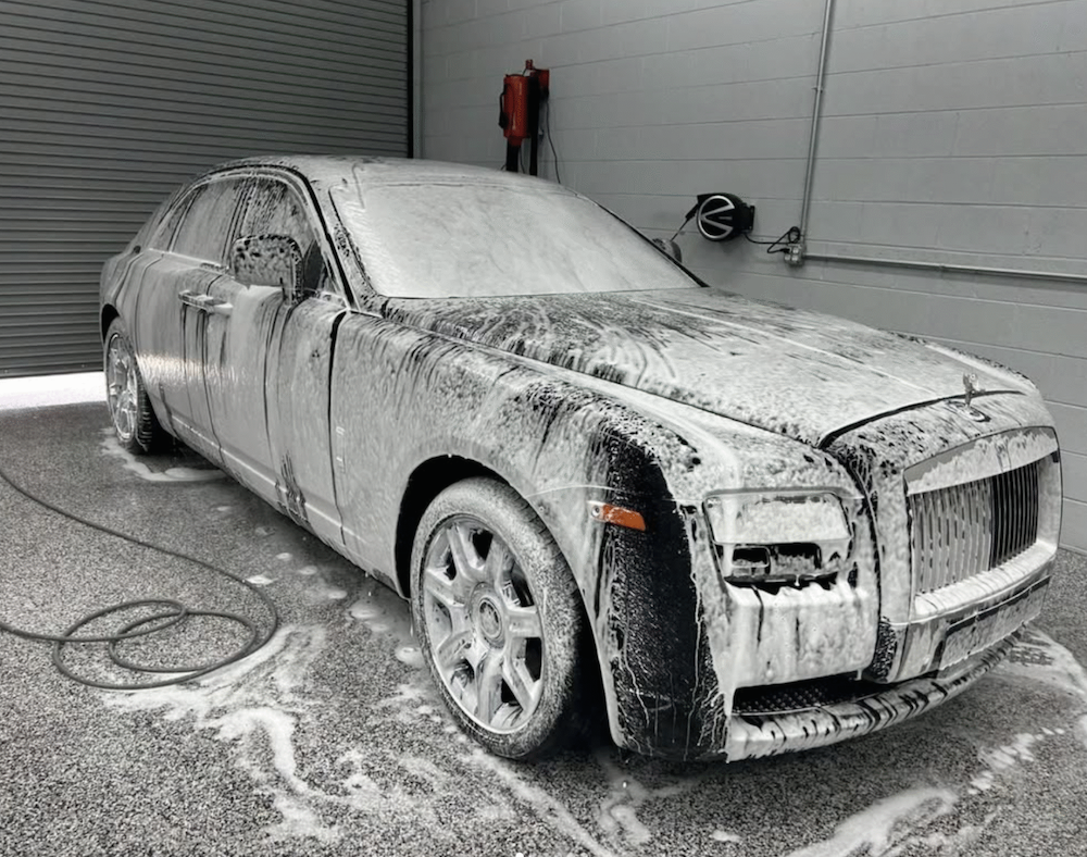 car being detailed ohio