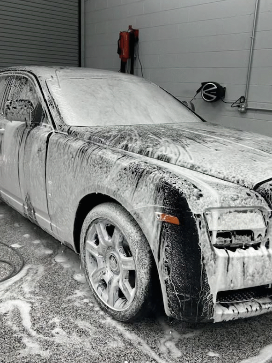 car being detailed ohio